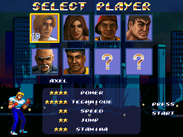 Экран Выбора Персонажа v4.01