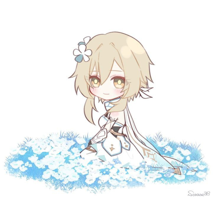 Персонаж Люмин из Геншин Импакт