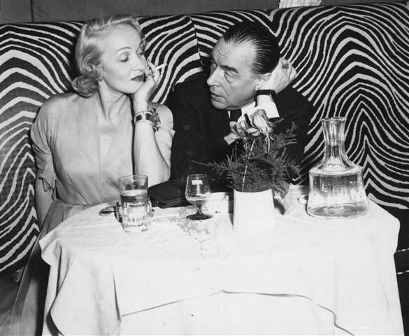 Марлен Дитрих и Эрих Мария Ремарк