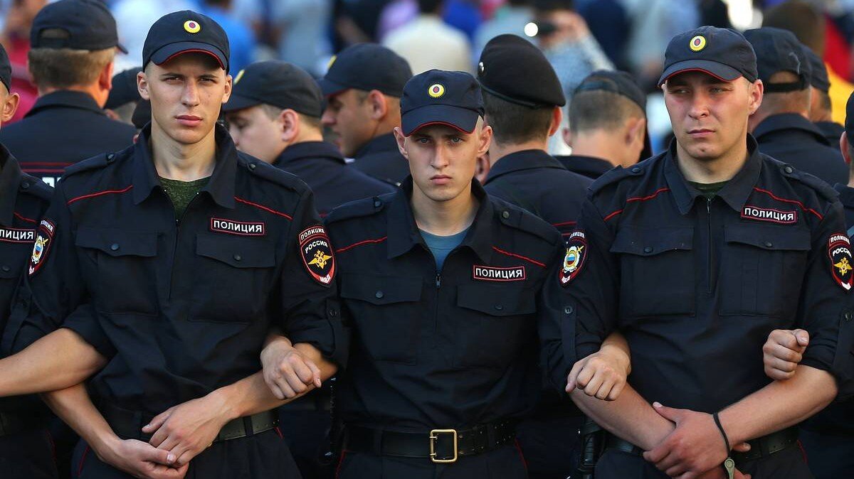 Фото российского полицейского