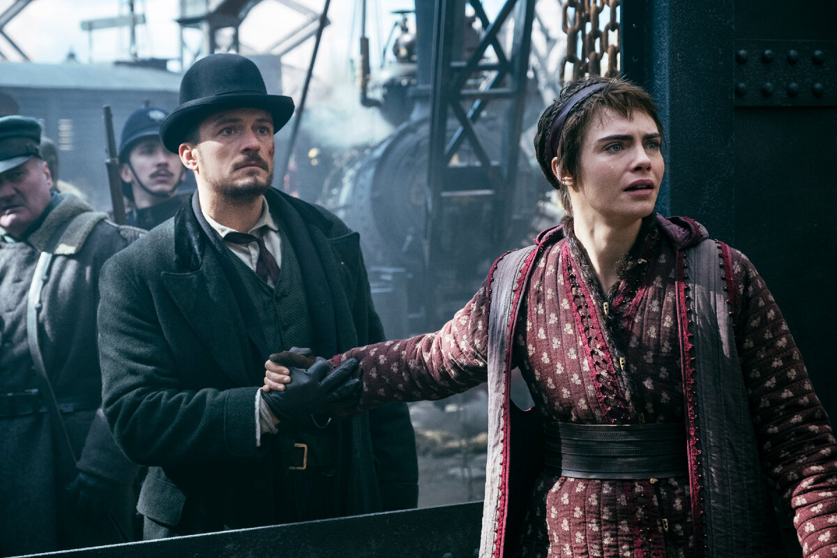 Орландо Блум и Кара Делевинь. 