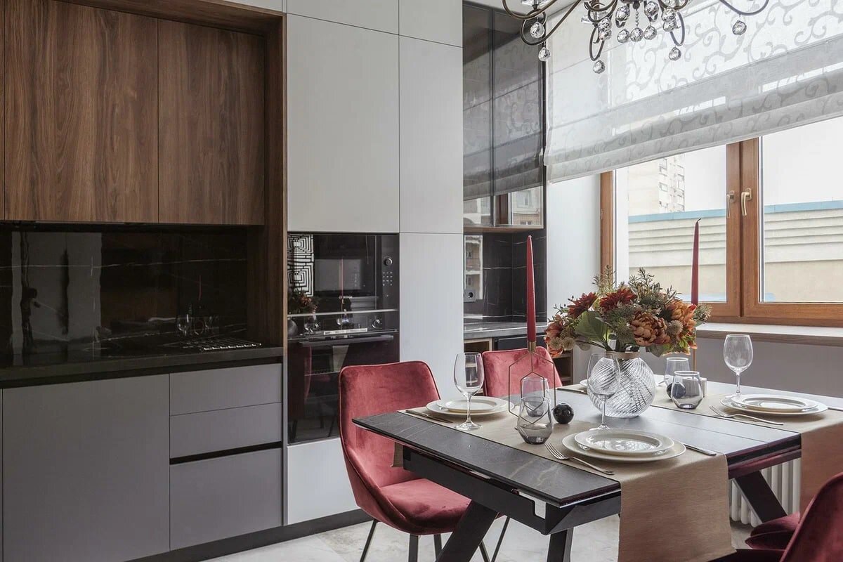 Изысканность и элегантность. Отличная организация пространства на 45 кв.м. старой сталинки