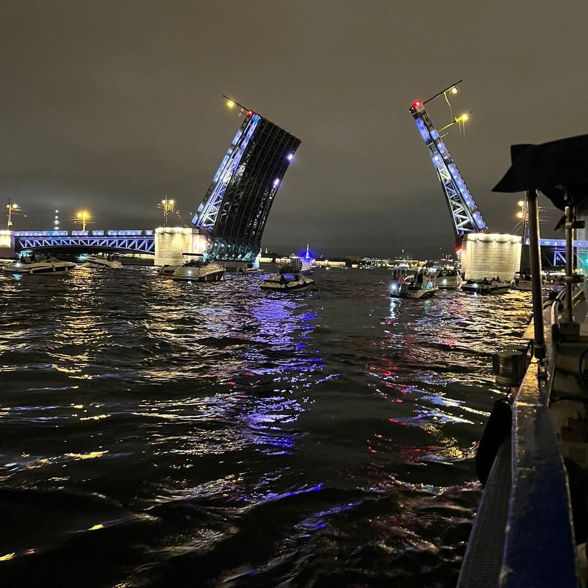 Ночной Мост в Санкт-Петербург