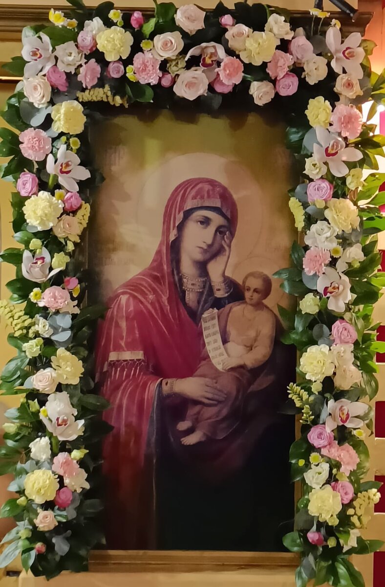 Фото : икона Божией Матери "Утоли мои печали" (25 января /7 февраля).