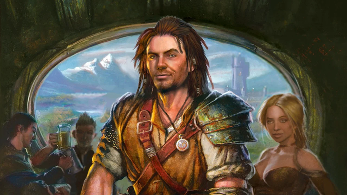 Тот самый Бард из "The Bard's Tale", отличный раззвездяй! И не надо так пристально смотреть за его спину...