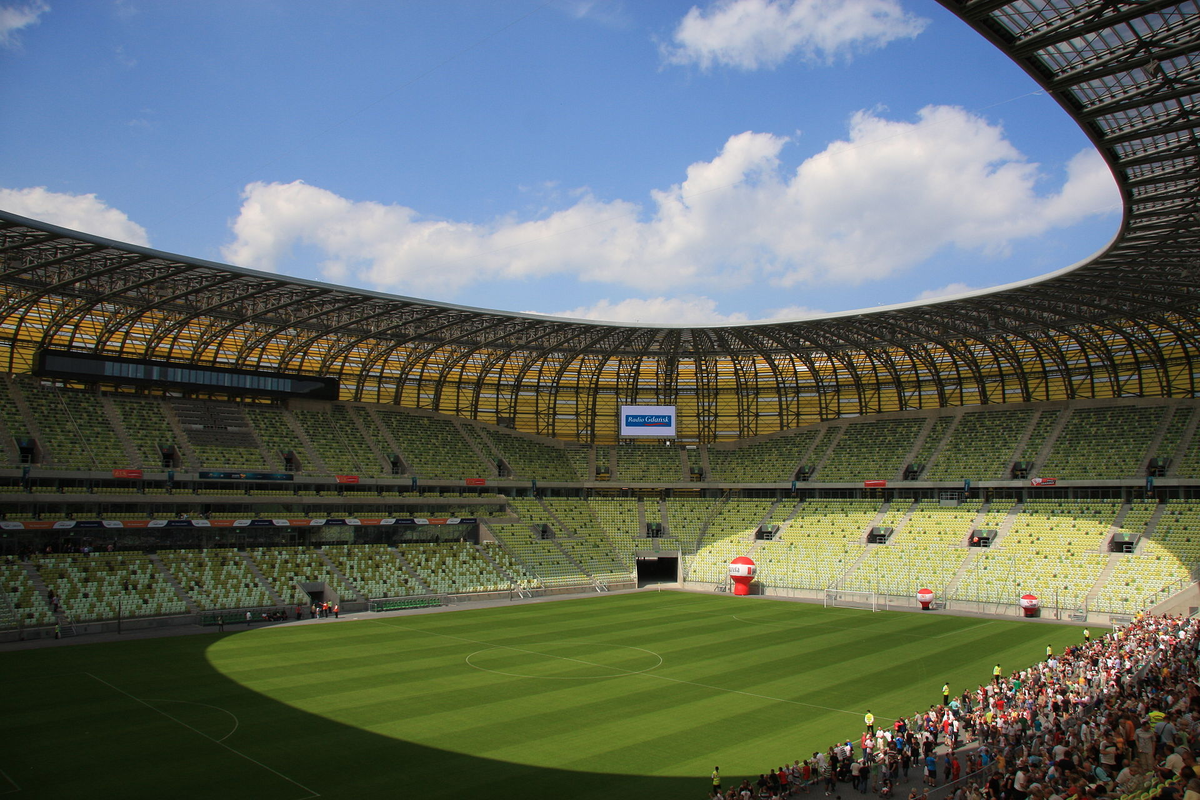 Стадионы европы. Гданьск Арена. PGE Arena. Футбольный стадион в Гданьске. Футбольный стадион в Гданьске 2012.