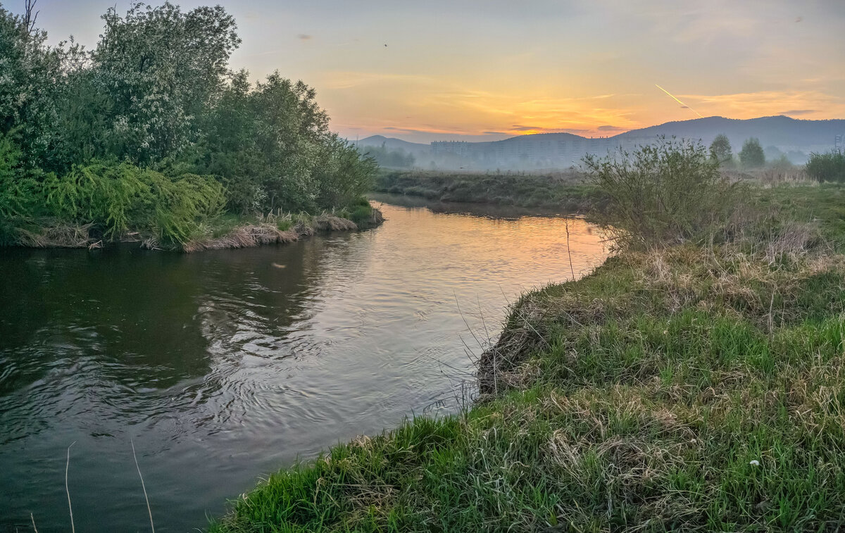 Рассвет на реке Миасс. | Природа Южного Урала | Дзен