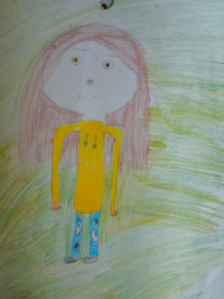 Рисунок мамы моей дочерью