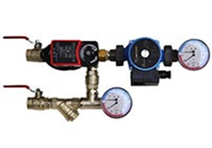 Смесительный узел водяного воздухонагревателя