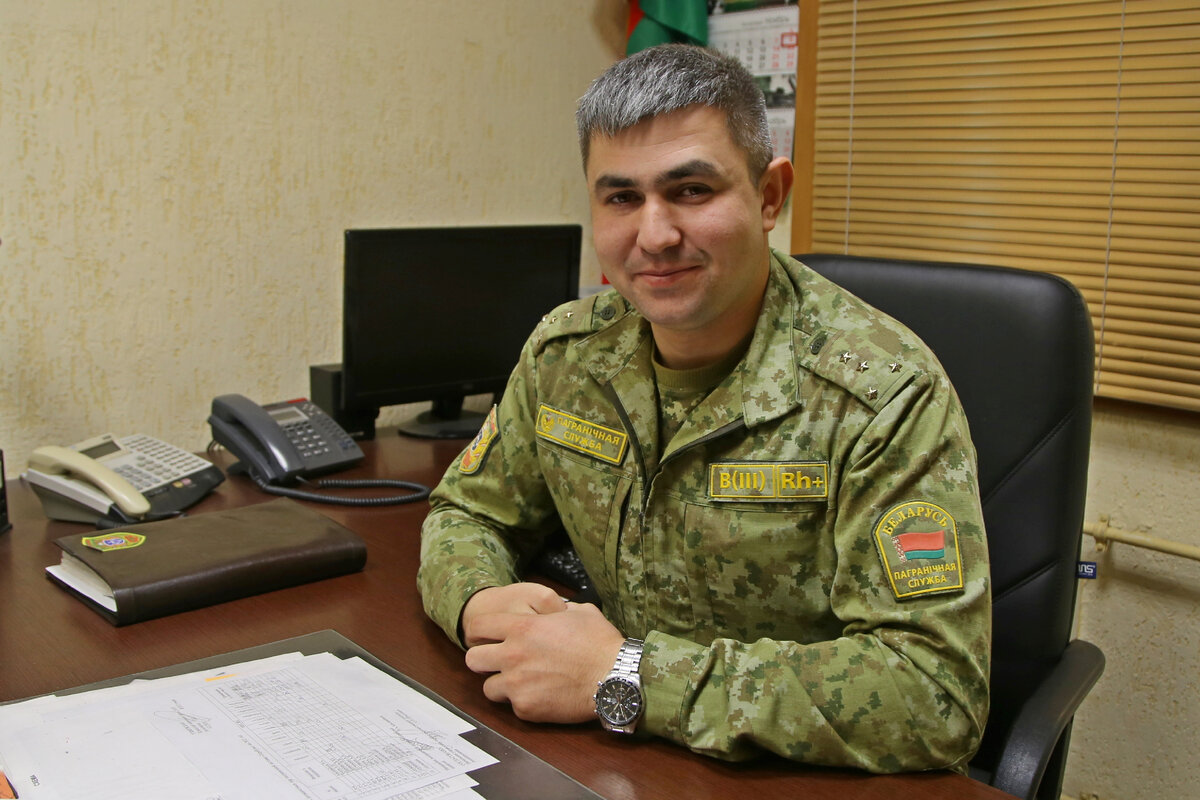 Начальник заставы "Теребунь" капитан Руслан Альхименок