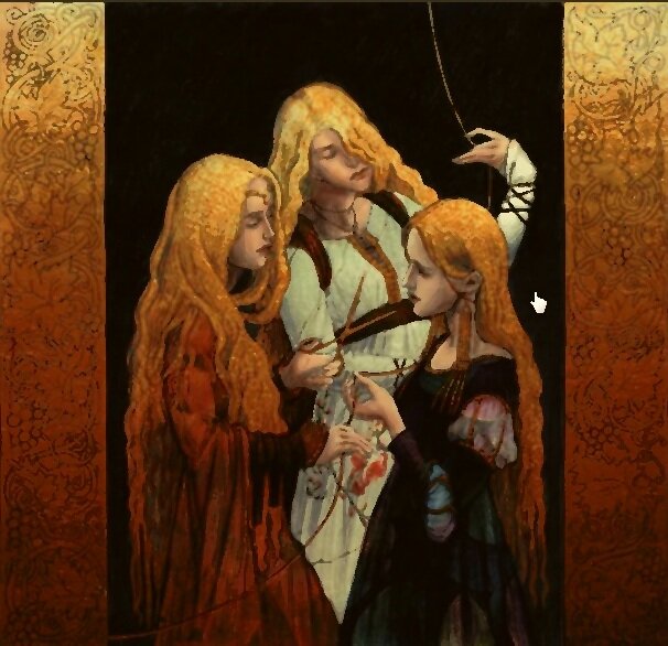 Норны плетут судьбу.