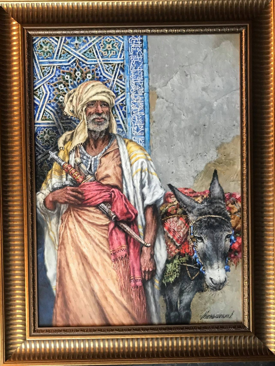 Меньшенин Владимир "Торговец" 70х50 2021 г - 200 000