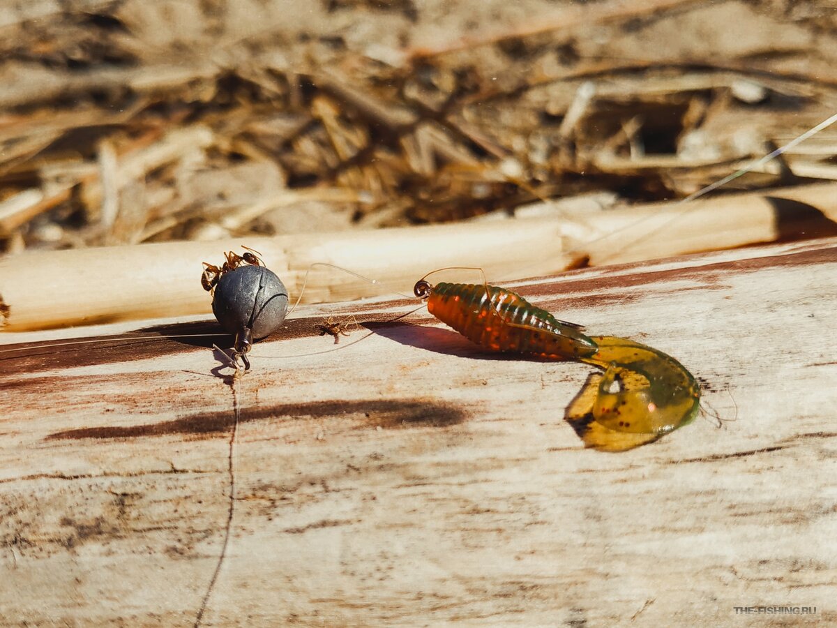 Сверхлегкий дропшот и дюймовая приманка Micro Grub