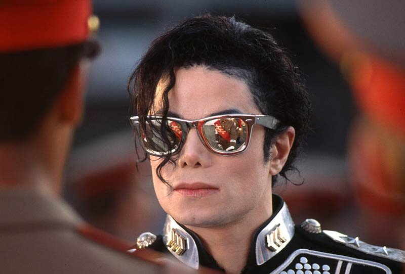 Майкл Джексон в очках Wayfarer