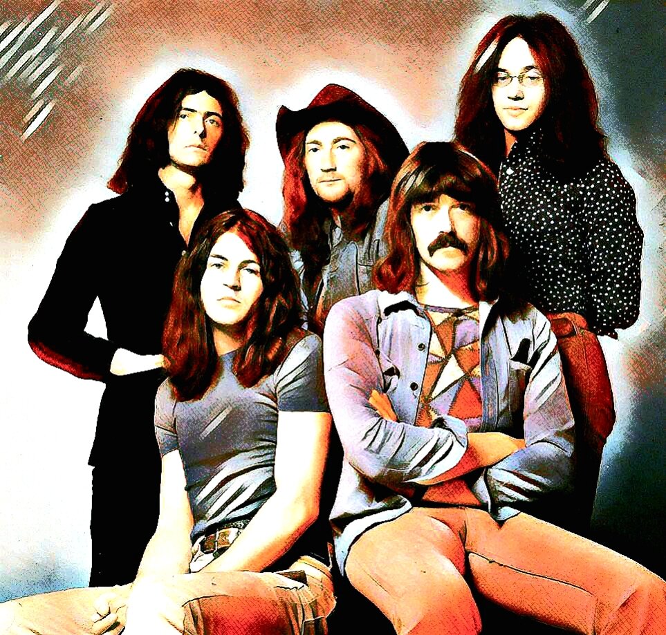 Sailing deep purple