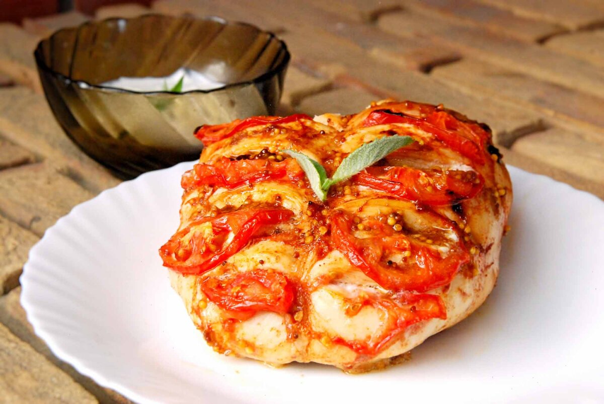 Запечённая куриная грудка