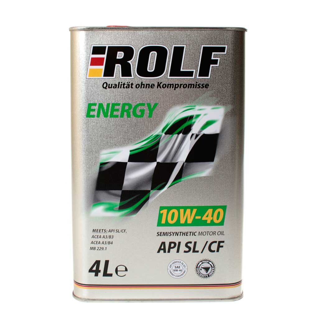 Масло для двигателя 10 в 40. Моторное масло РОЛЬФ 10w 40. Моторное масло Rolf Energy 10w-40 SL/CF 4 Л. Rolf Energy SAE 10w-40 API SL/CF 4. Моторное масло Rolf Energy 10w-40 полусинтетическое 4 л.