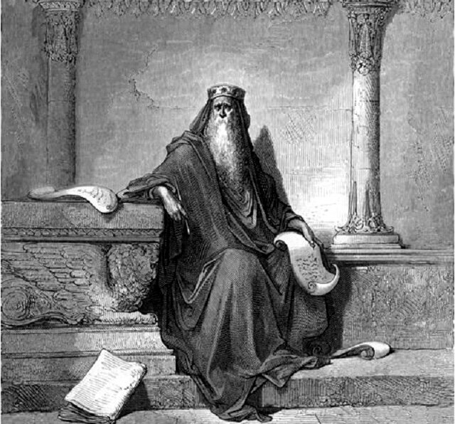 Гюстав Доре. Царь Соломон. 1866.