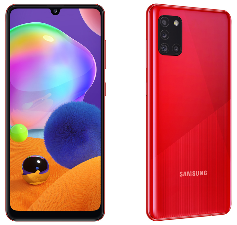 Дизайн Samsung Galaxy A31