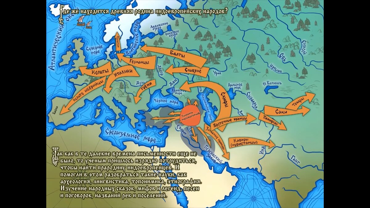 Расселение индоевропейцев карта