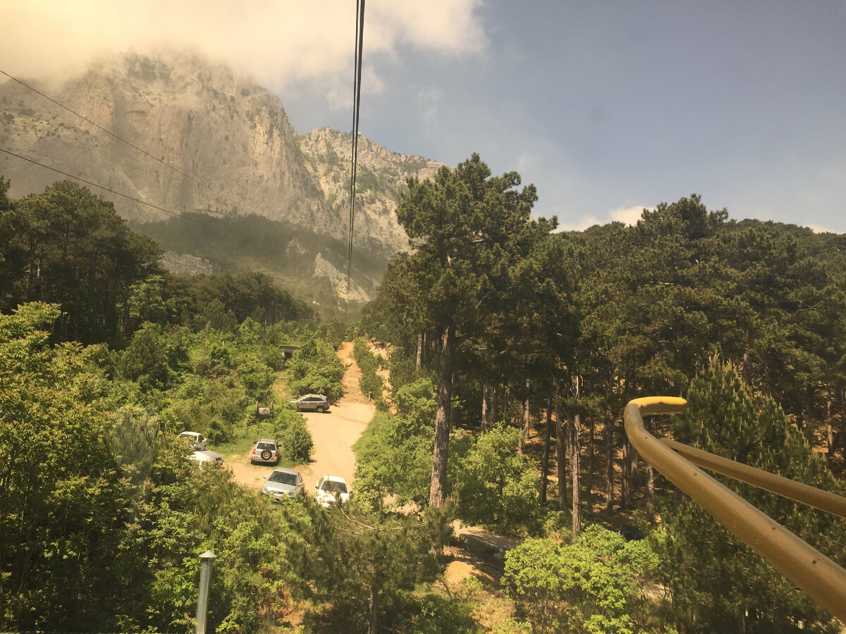 Средняя станция канатной дороги Мисхор-Ай-Петри