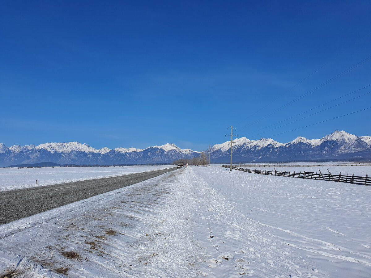 Село Торы, Бурятия. Февраль 2022 г.