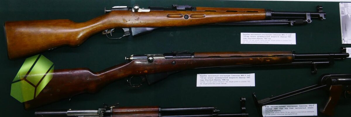 Магазинные карабины Симонова МКС-17 и МВС-5. Фотография Юрия Пашолока Источник: https://yuripasholok.livejournal.com/