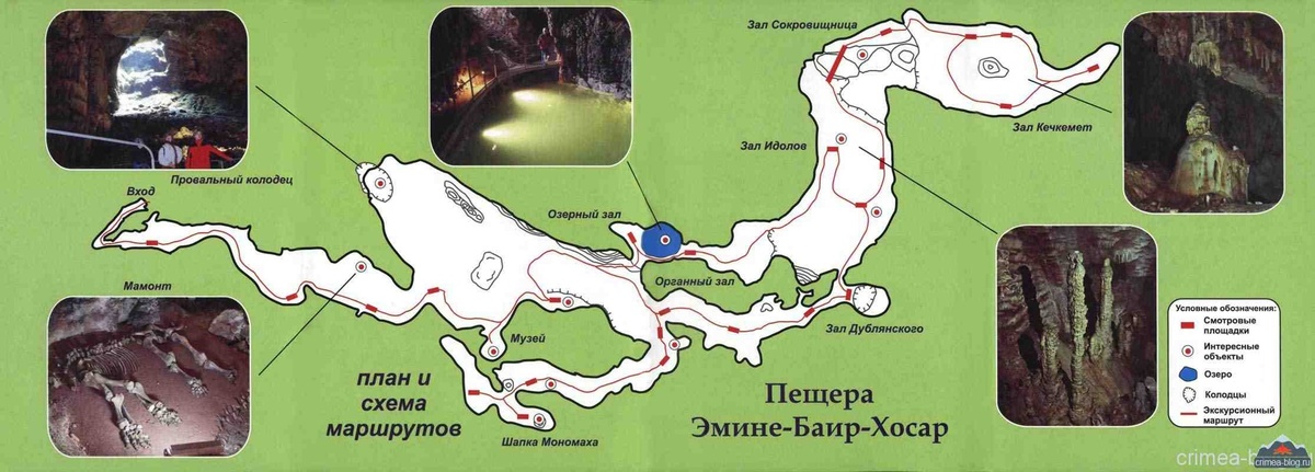 План пещеры Мамонтовой.