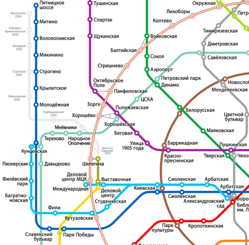 Метро липовая аллея схема