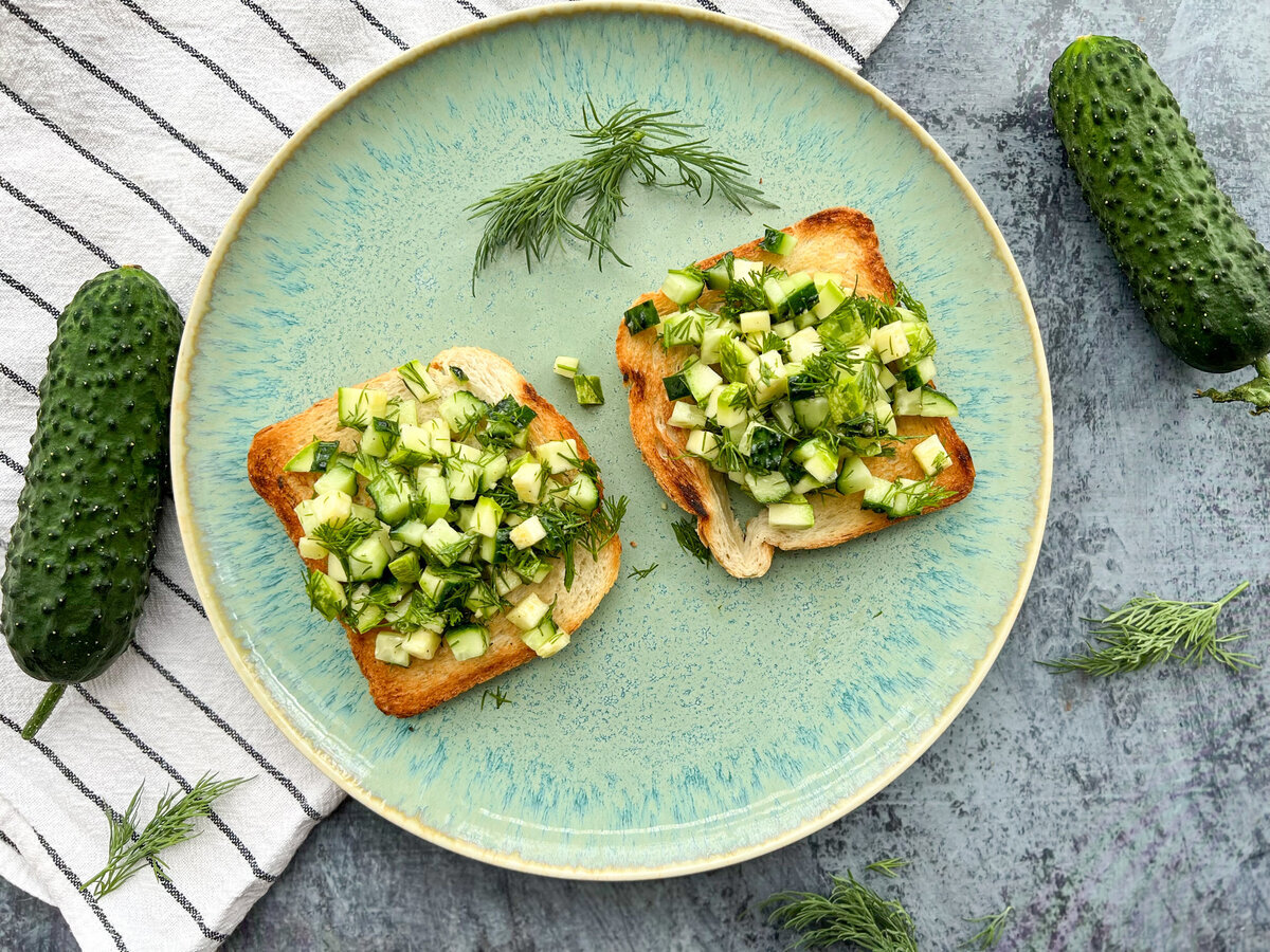 Бутерброды с кабачками