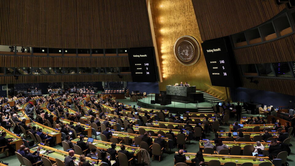     У России есть ответ на резолюцию ООН о репарациях Украине REUTERS/Brendan McDermid