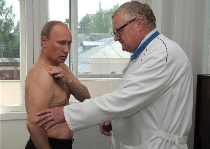 В.В Путин на обследовании