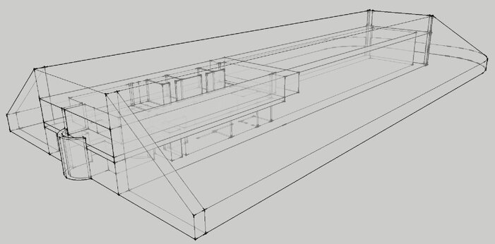 3D план сооружения
