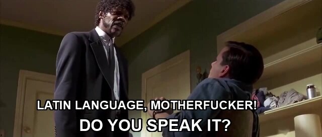 В английском без знания латыни никуда.