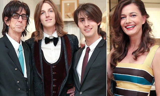 Паулина Поризкова с мужем и сыновьями