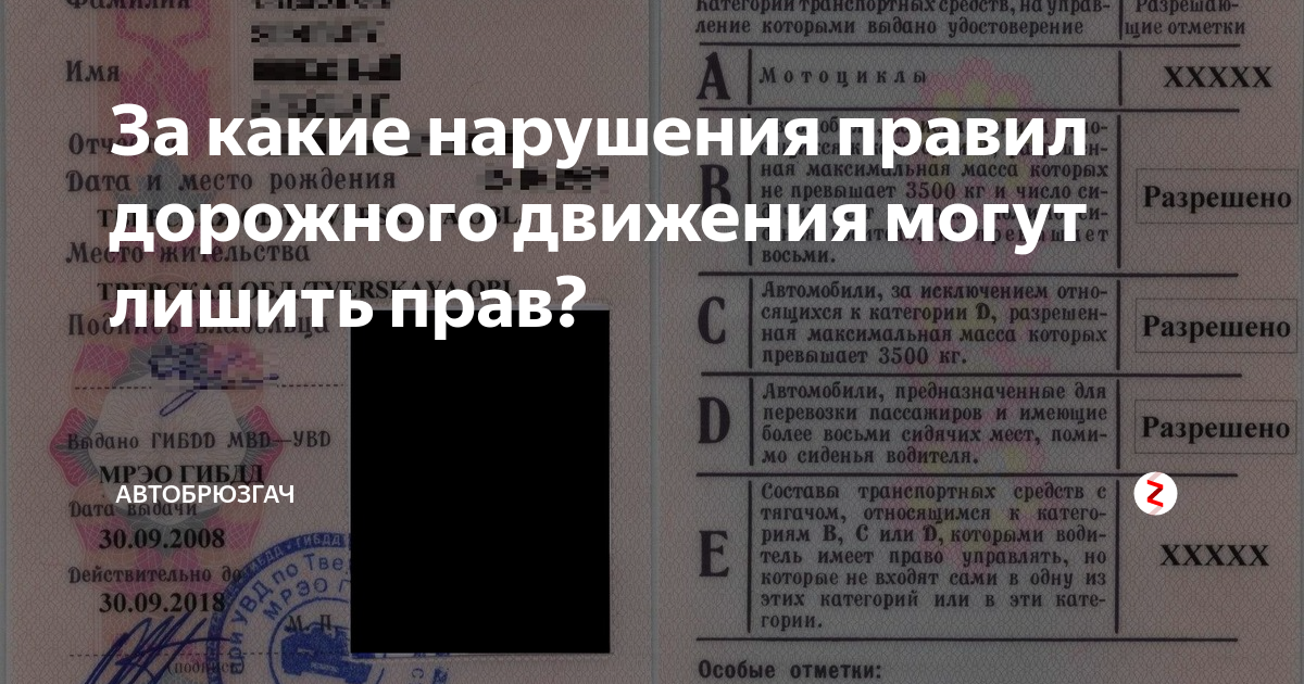 Лишение водительских прав военнослужащего за нарушение пдд