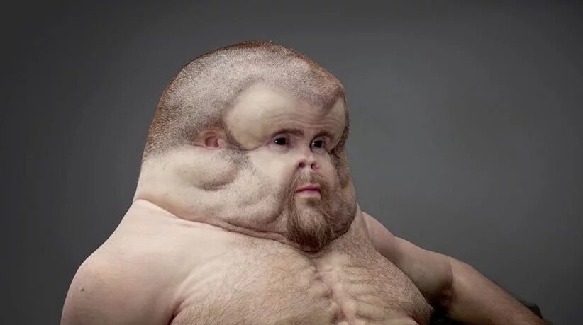 человек  частично бессмертный по визуализации ученых.