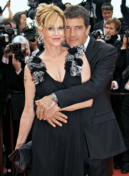 Со второй женой Мелани Гриффит