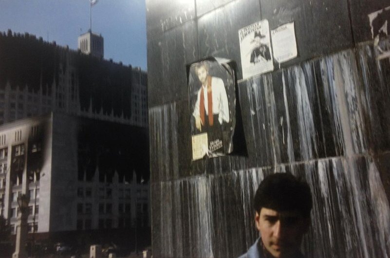 Черный октябрь 1993 года. Сергей Бурасовский, 4 октября 1993, г. Москва, из архива МАММ/МДФ.