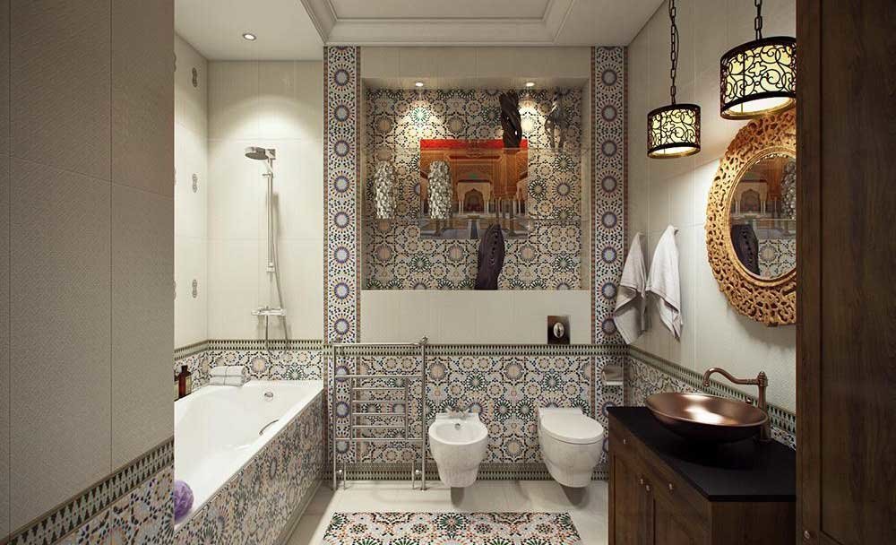 Ванна в марокканском стиле