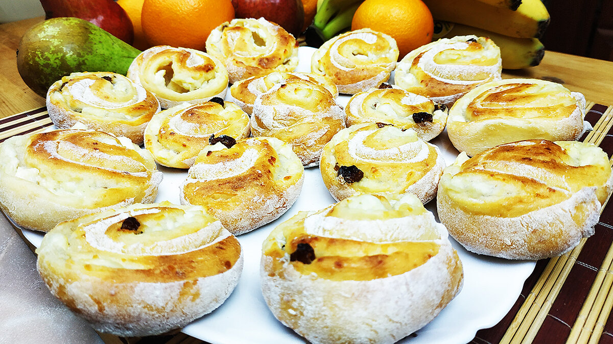 Творожные завитушки