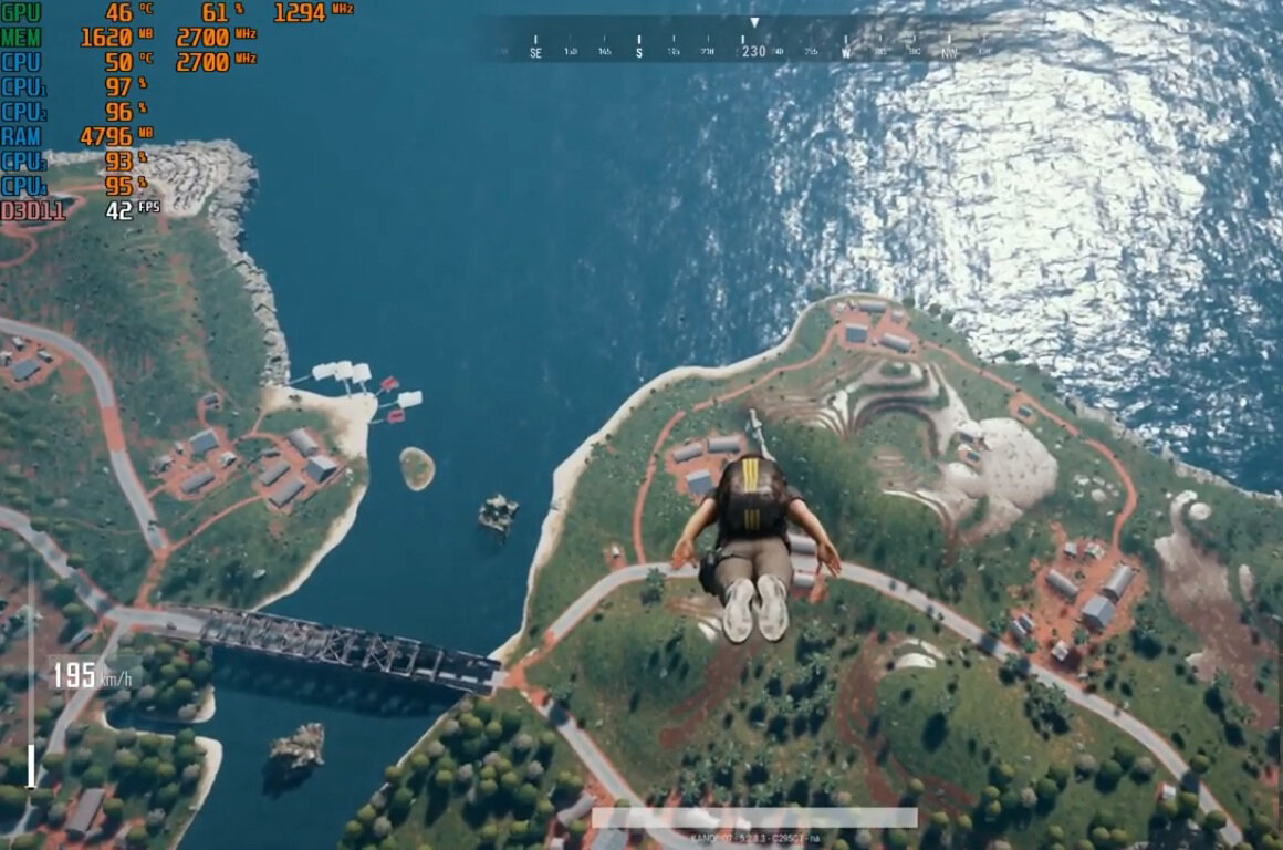                                                              от 35 до 45 кадров в полете