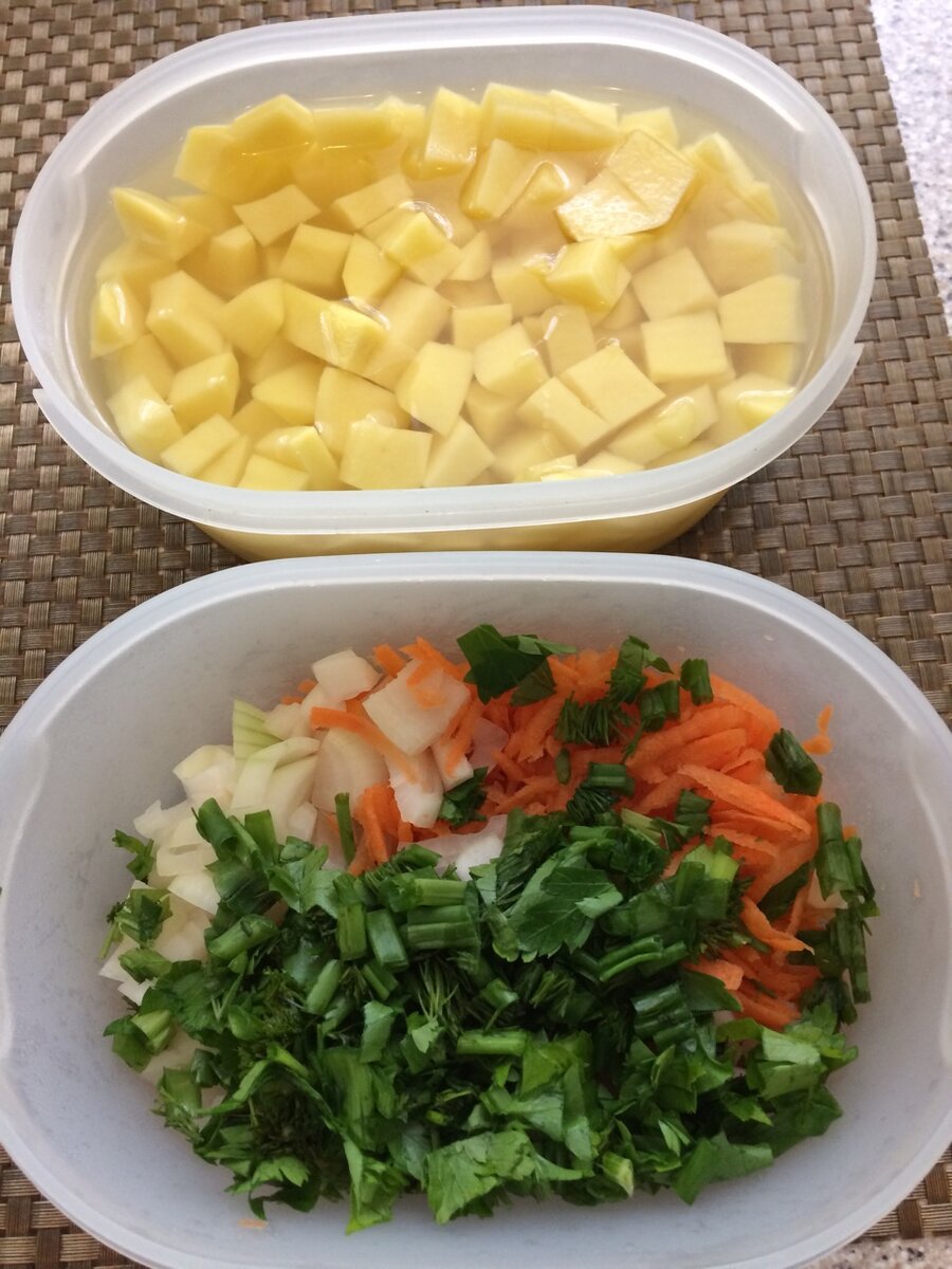 Так я на ночь убираю заготовки