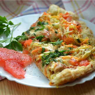 "С курицей и грейпфрутом"