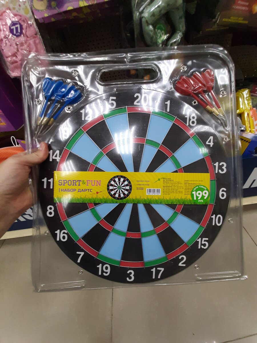 Дартс (Фото автора статьи)