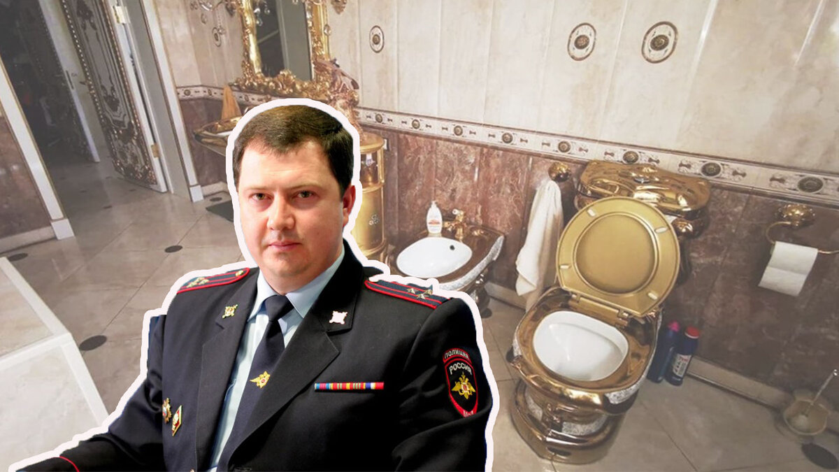 Золотой унитаз
