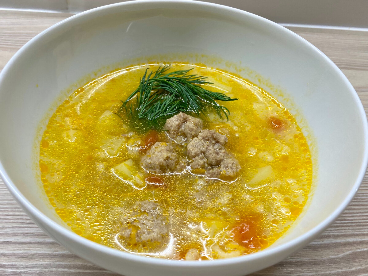 Суп с фрикадельками - пошаговый рецепт с фото и видео от Всегда Вкусно!