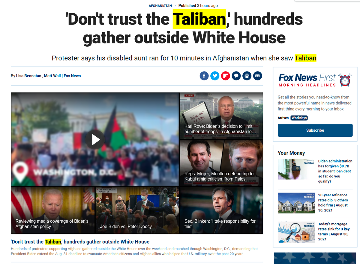 Новость с сайта Fox News