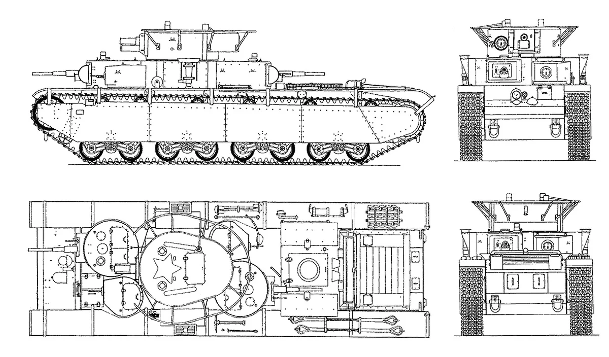 План-схема Т-35