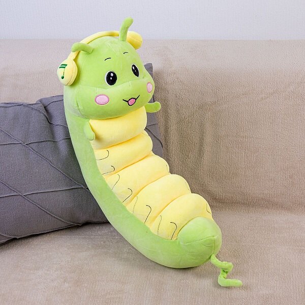 Игрушка мягкая, ТОМАТО, Гусеница, 52 см